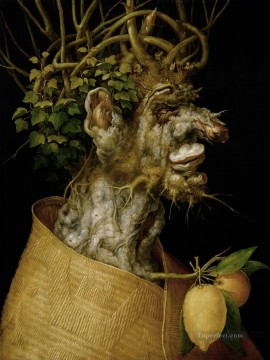 Fantasía popular Painting - hombre de árbol Giuseppe Arcimboldo Fantasía